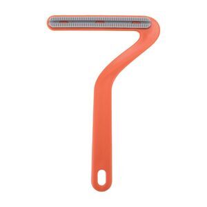 Portable Double-Sided Pet Hair Remover Orange